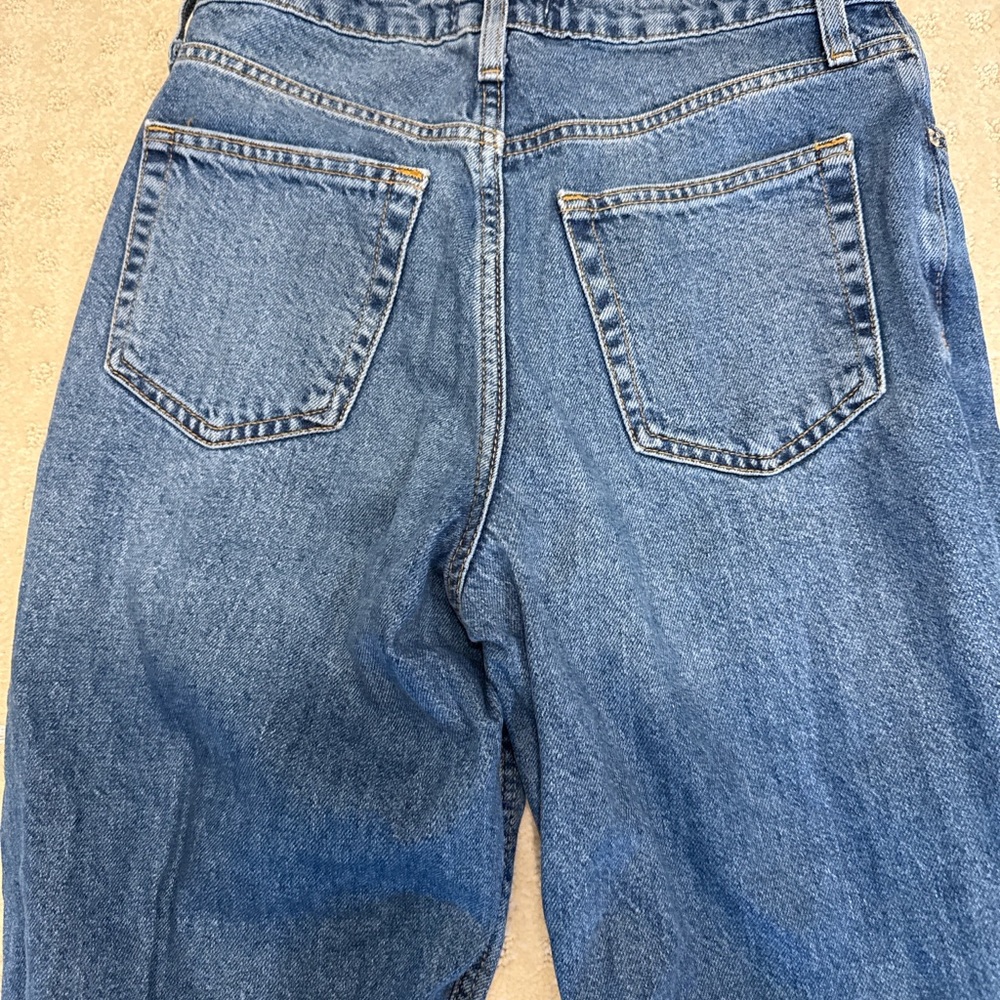 Forever 21 Distressed Straight Leg Jeans Blue Denim Women’s Size 24 - Picture 6 of 6
